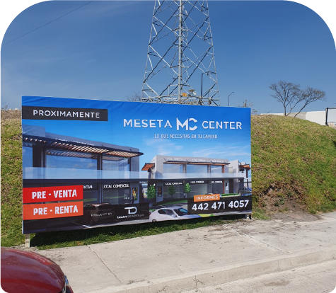 Estructura publicitaria instalada en Querétaro - proyecto 24